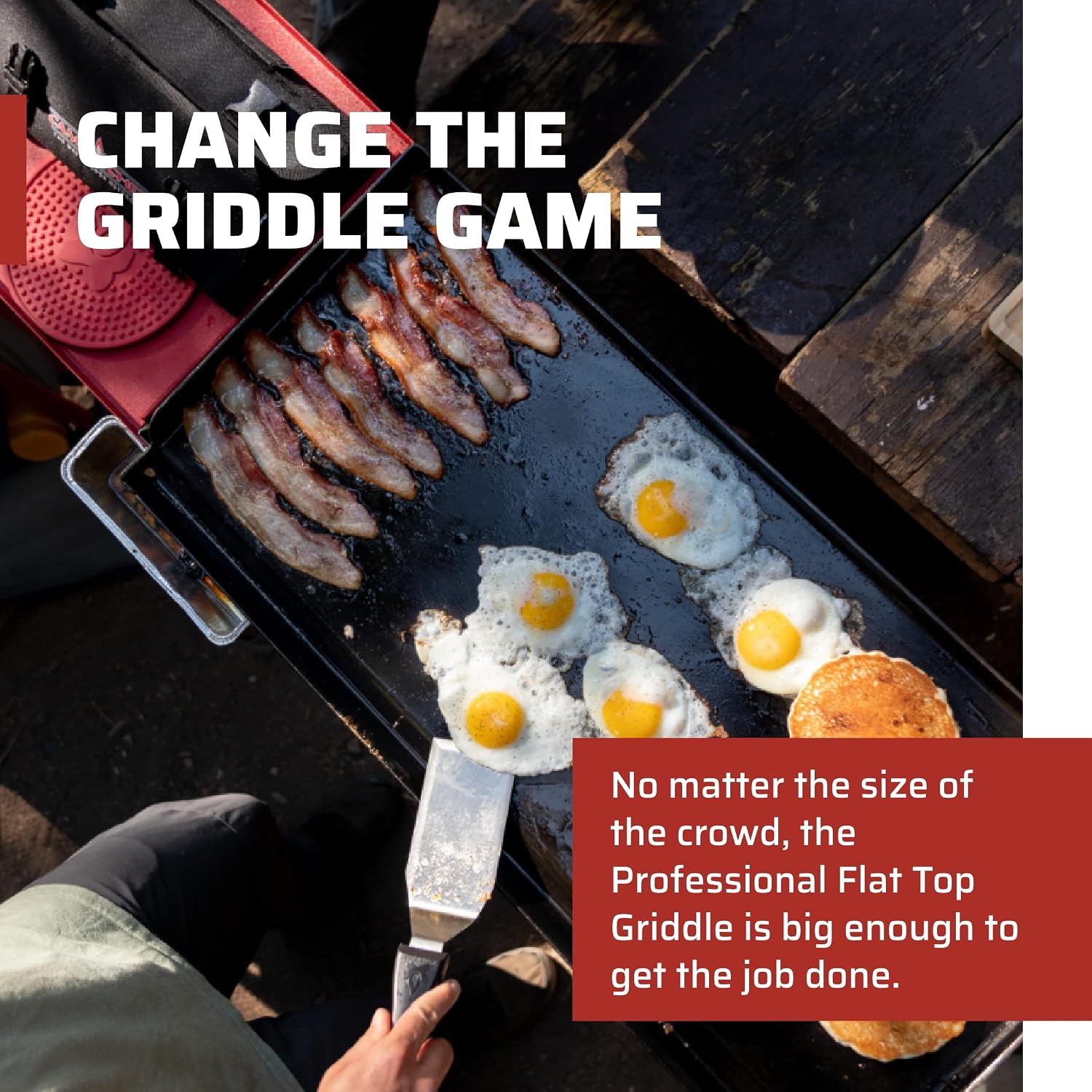 Camp Chef SG60 Deluxe Double Burner Steel Professional Griddle (Steel)