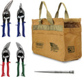 MIDWEST Building Preferred Tool Kit - 5 Piece Set Includes Aviation Snips & More, Made in the USA - MWT-BULDKIT01