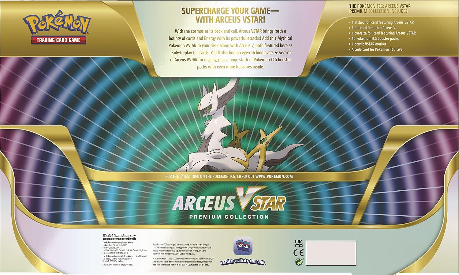 Pokémon TCG: Arceus VSTAR Premium Collection