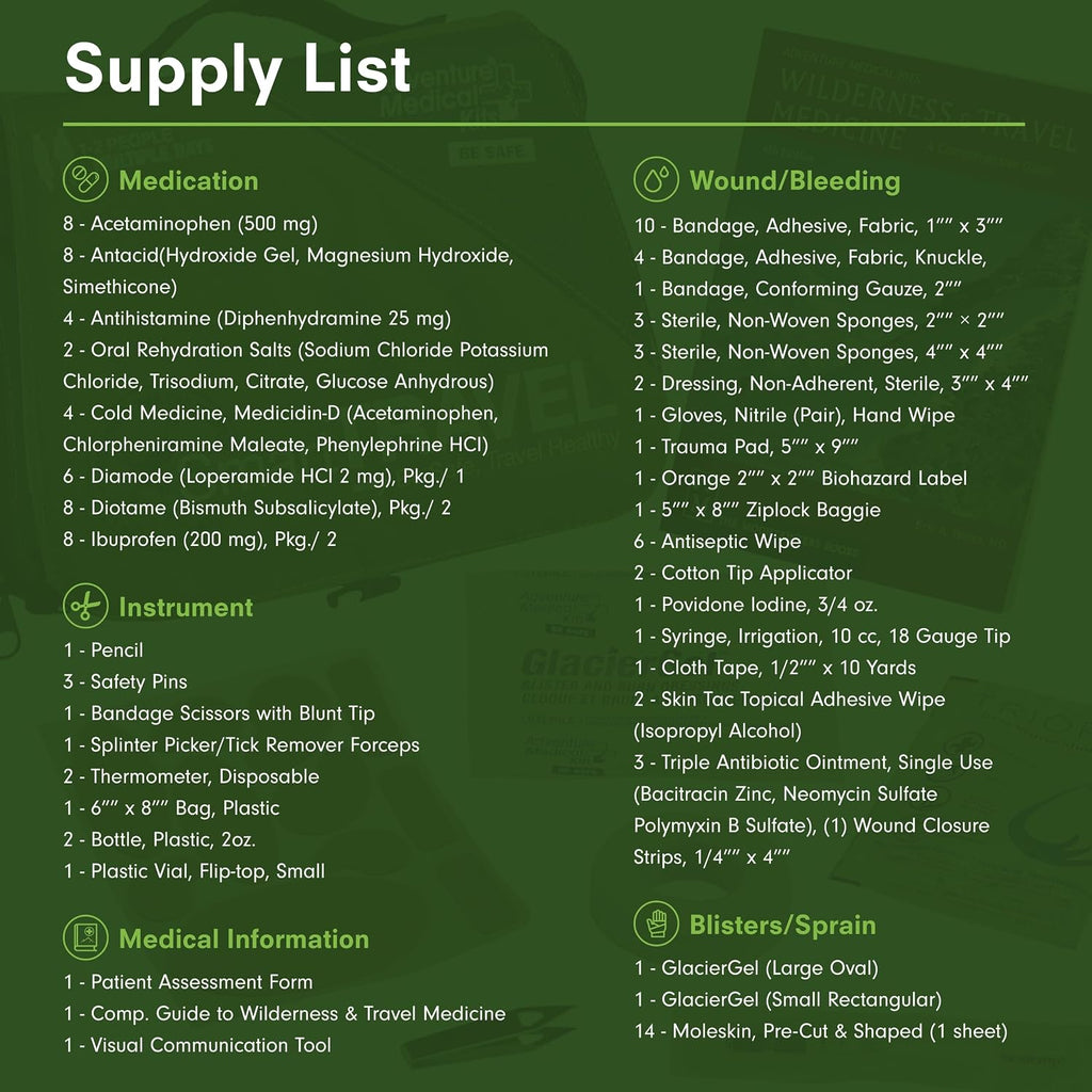 Adventure Medical Kits World Travel First Aid Medical Supply Kit