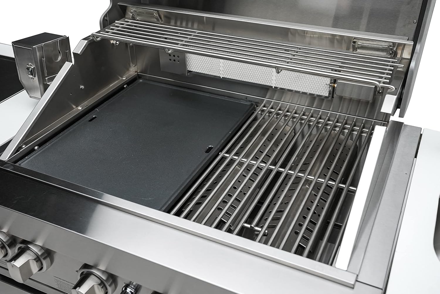 Mont Alpi MAGR Dual Sided Heavy Duty Cast Iron Reversible Griddle Grill Pan Plate - Flat & Ridged Surface - Fits Any MABi805 & MABi400 Built-in and MAi805 MAi400 & MA-957 Outdoor Kitchen Island Grill