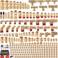 250 Pcs Brass DOT Air Brake Line Fittings & Air Nylon Tube Compression Fittings Assortment Kits,1/4' 1/8' 3/8' 1/2' 5/8' 3/4' NPT Push To Connect Fittings Quick Connect Air Hose Fittings