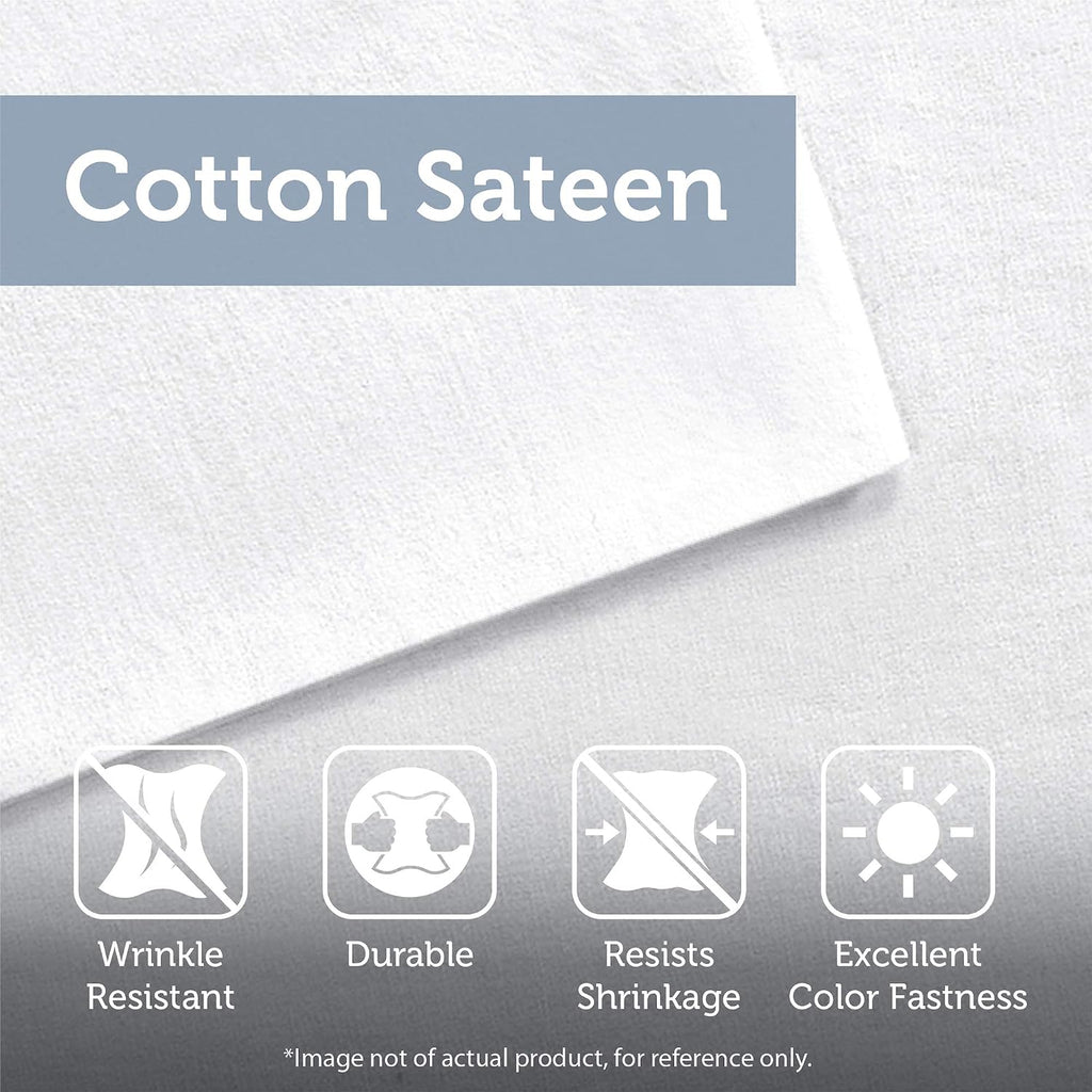 Madison Park 100% Cotton Comforter Set - Coastal Coral, Starfish Design All Season Down Alternative Cozy Bedding with Matching Shams, Decorative Pillow, Queen(90'x90'), Blue, Cape Cod Navy 7pcs