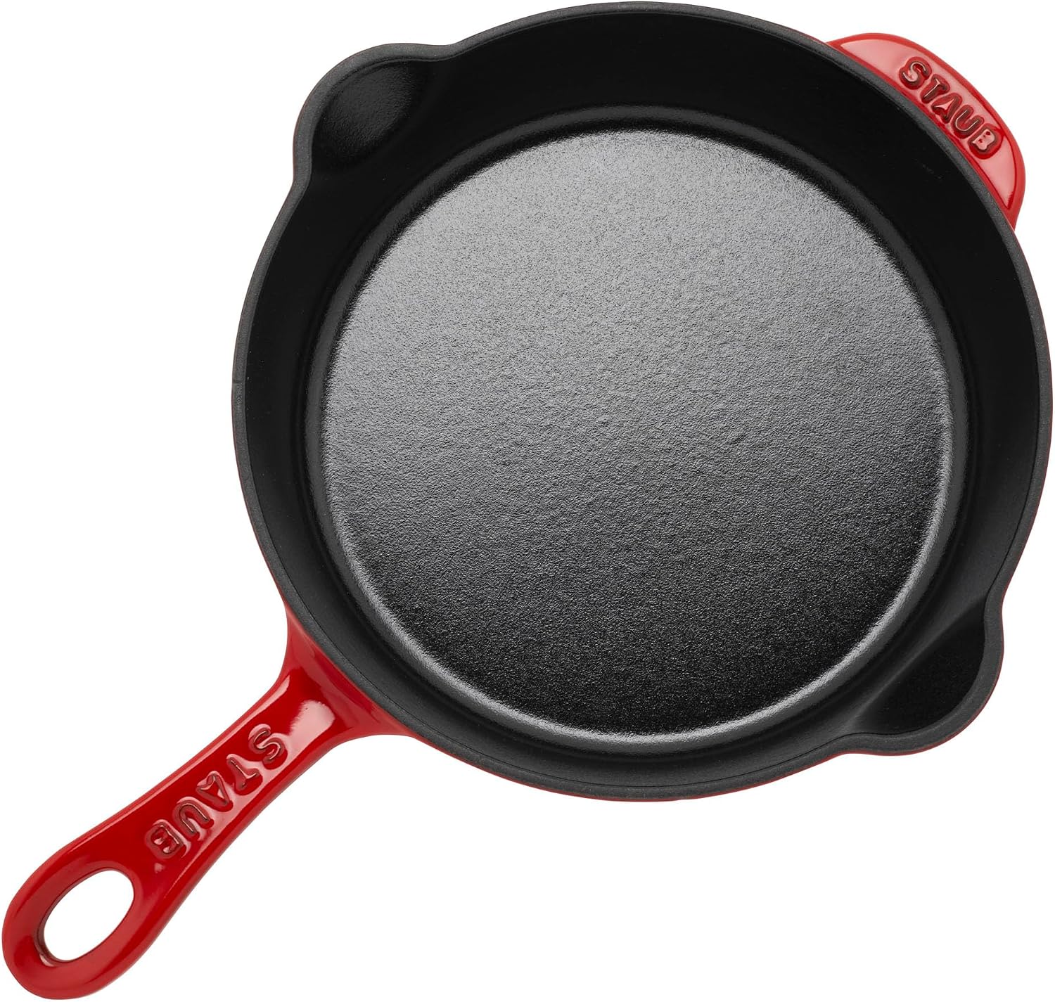 STAUB Cast Iron 8.5-inch Traditional Deep Skillet - Cherry