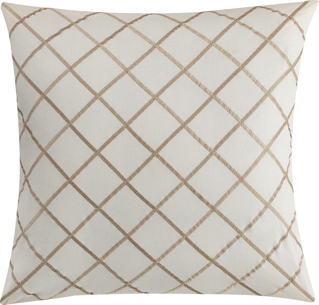 Stratford Park Cotton 6 Piece Comforter Sets, Beige, Queen Size Bed, Comfortable & Soft, All Season Bedding Set
