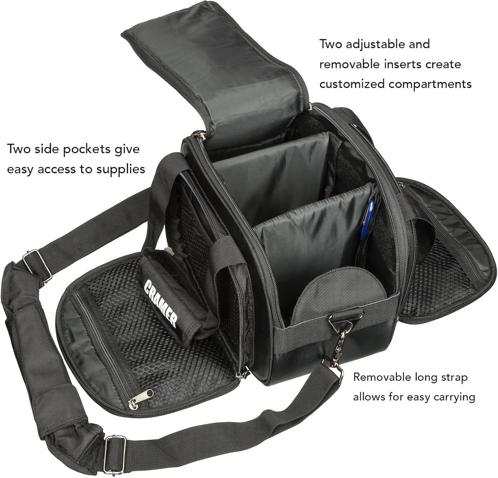 Cramer Tuf-Tek Kits for Athletic Trainers, Portable Athletic Training Kit for Team Travel, Bag Holds AT Supplies for Athlete Injuries, Storage for Tape, Scissors, and Ice Packs, Tuf-Tek Junior