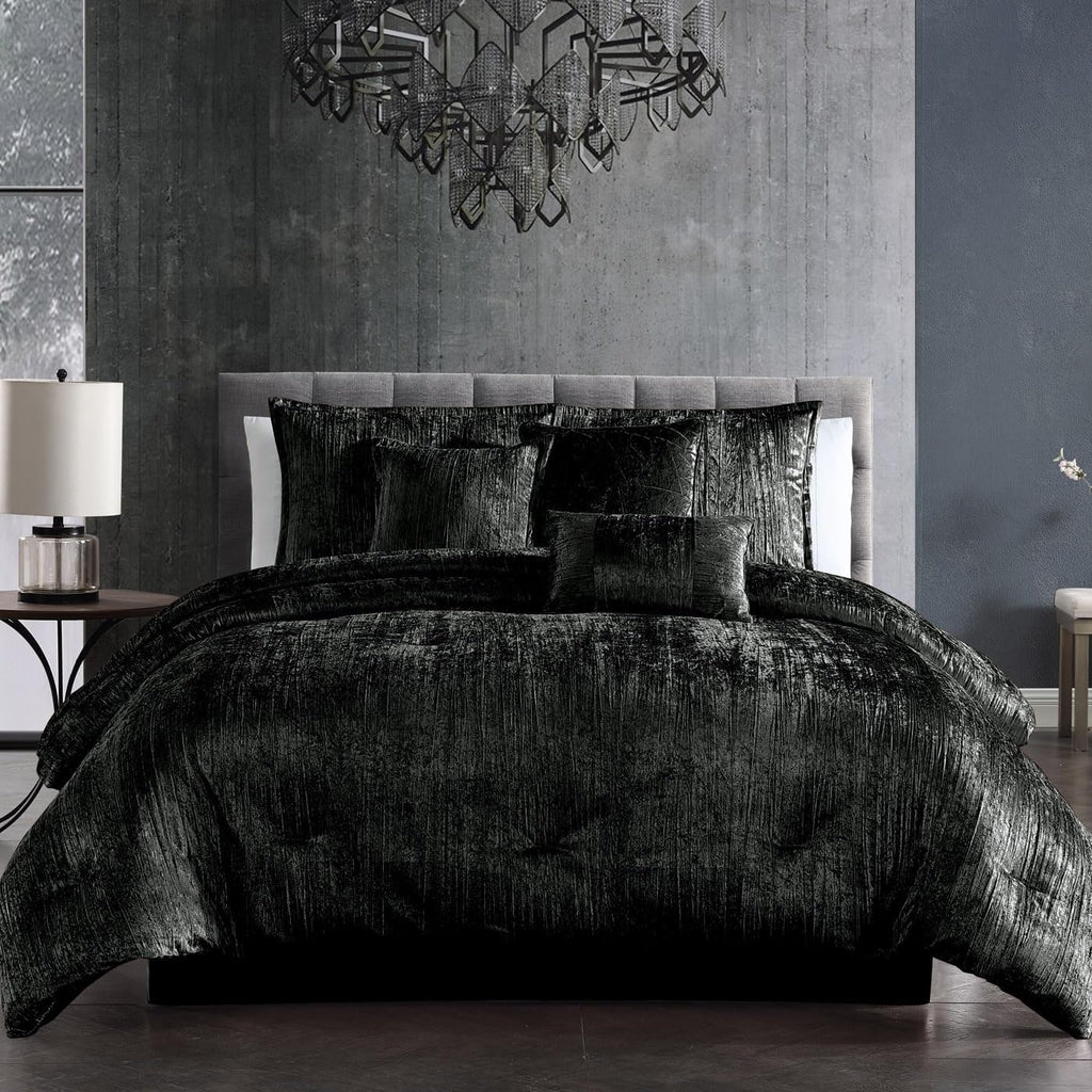 Riverbrook Home Turin Comforter Set, Twin, Silver, 6-Piece Set