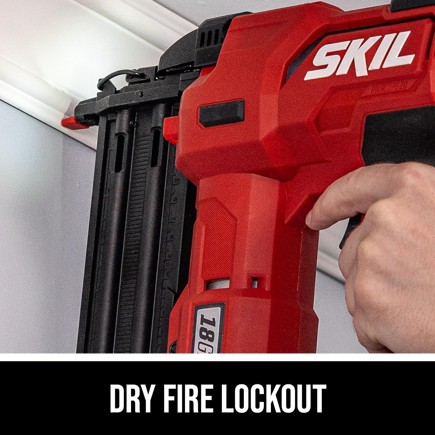 SKIL PWR CORE 20 Brushless 20V 18Ga Brad Nailer Kit including 2.0Ah USB-C Battery and Charger-NA1800B-10