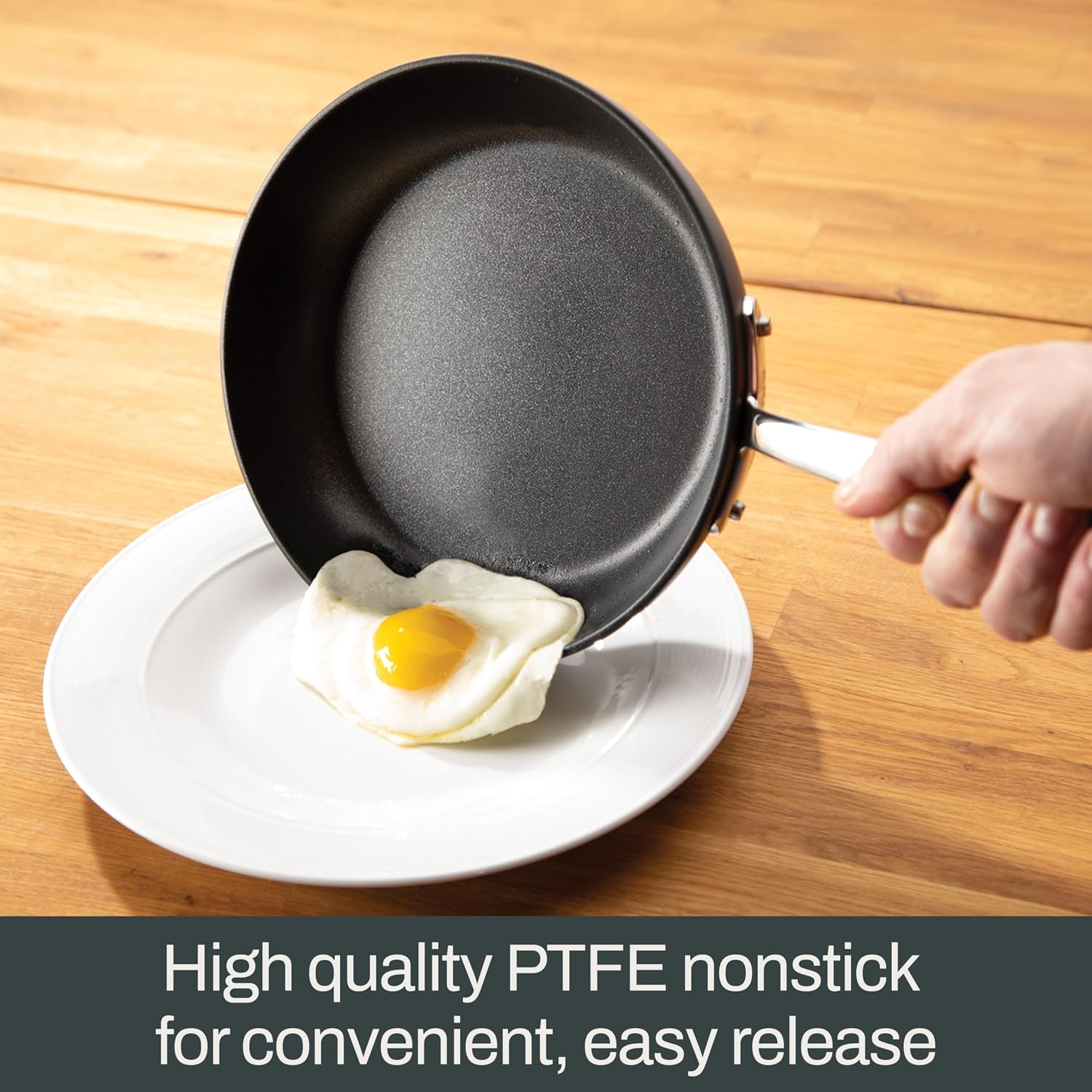 All-Clad Essentials Hard Anodized Nonstick Cookware Set 10 Piece Oven Safe 350F Pots and Pans Black