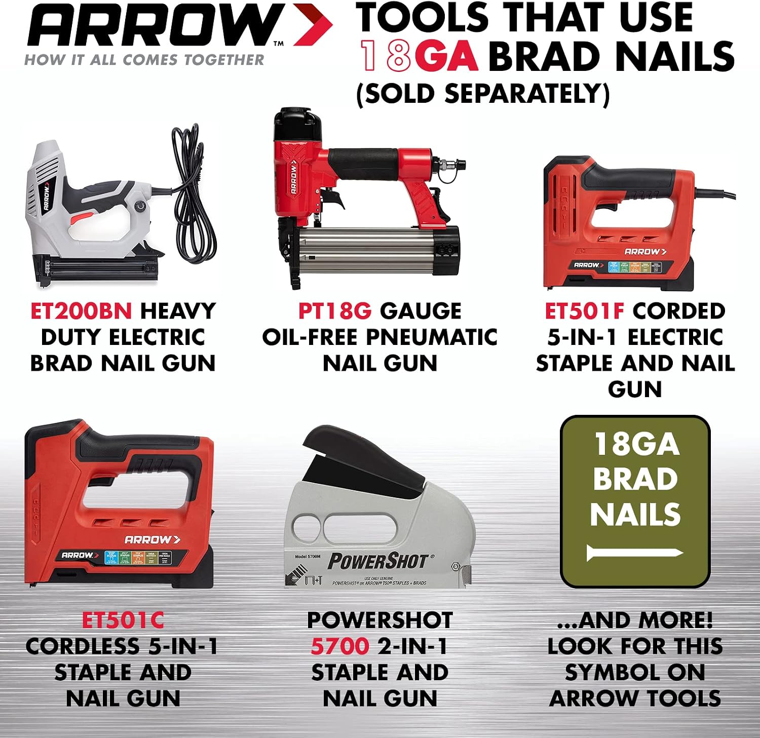 Worx 20V Cordless 18GA Brad Nailer Bundle with 1000 Count 2 Inch 18 Gauge Steel Brad Nails
