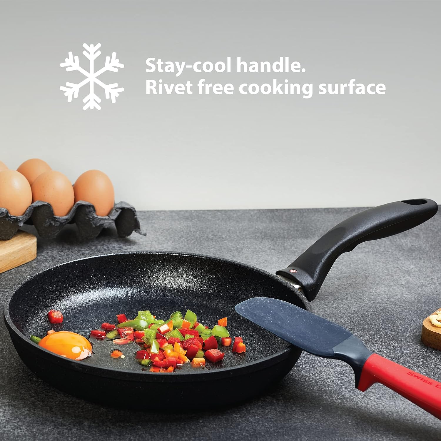 Swiss Diamond HD Classic Nonstick Induction Sauté Pan w/Lid - 3.8 Qt (10.25')