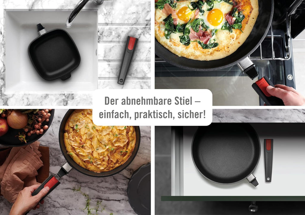 Woll Induction Line Professional Non Stick Cast Aluminium 24 cm Saute/Deep Frying Pan, 2.5 Litre