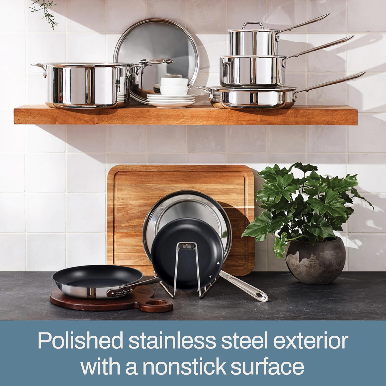 All-Clad D3 Pro Nonstick 3-ply Bonded Cookware, Fry Pan, 12 inch