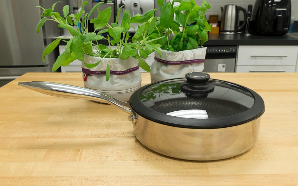 Frieling Black Cube Hybrid Quick Release 4.5-Quart Saute Pan w/Lid, 11-Inch
