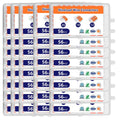 NineLeaf 56 Pcs Transparent Lever Wire Connectors Kit, 2/3/5 Port Electrical Wire Connectors with Test Hole, Push-in Lever Nuts for AWG 28-12, Reusable Quick Splice Connectors with Storage Box,40 Set