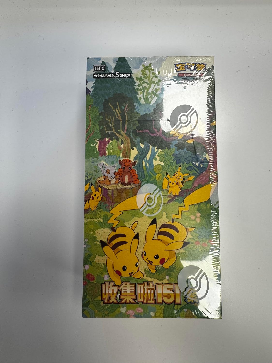 Box of 15 Pokémon Booster Packs - 151C: Collect 151 Journey (Slim) - Chinese Version