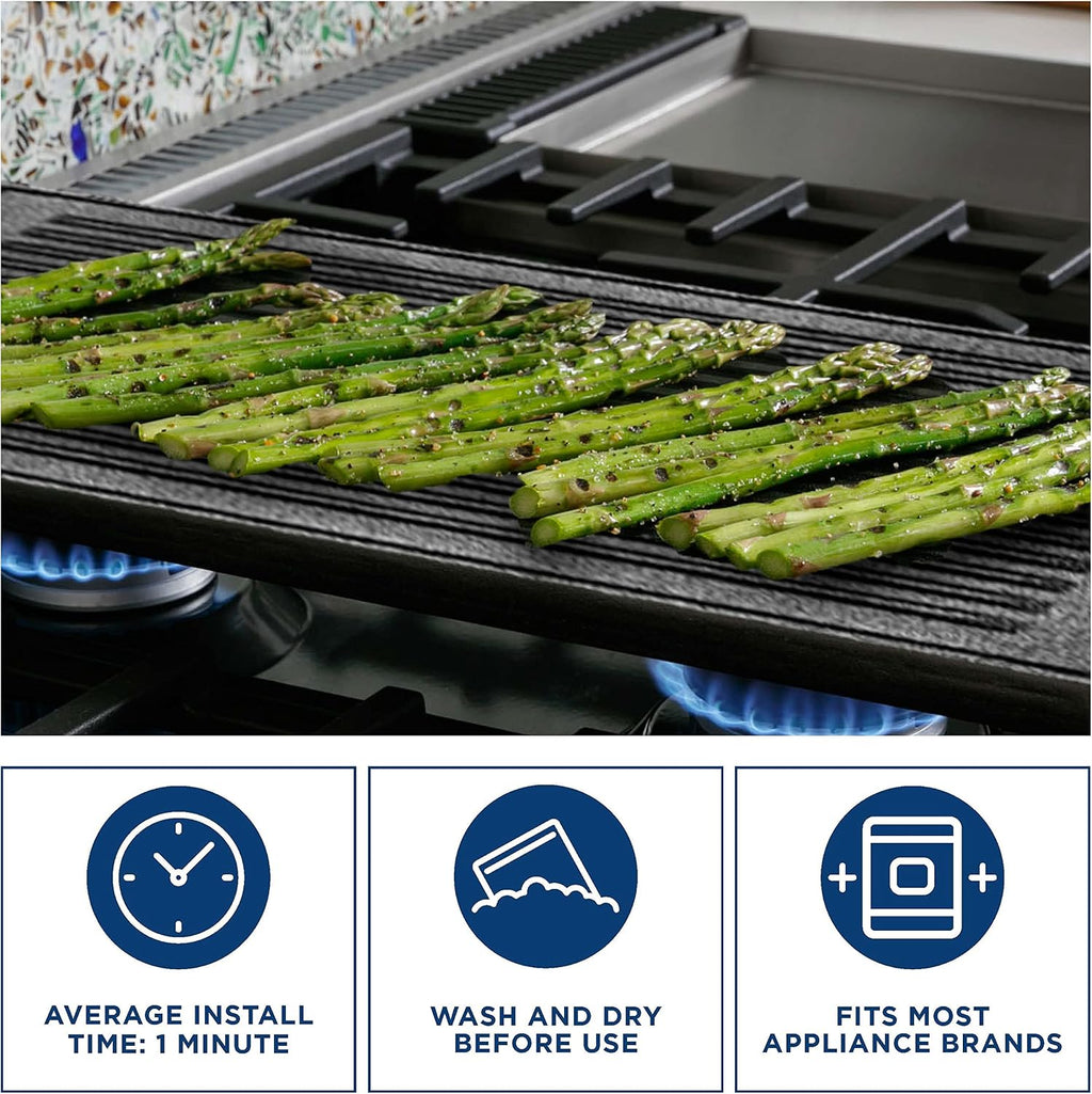 Reversible Cast Iron Griddle/Grill Combo WB31X24998 for Cooking Products