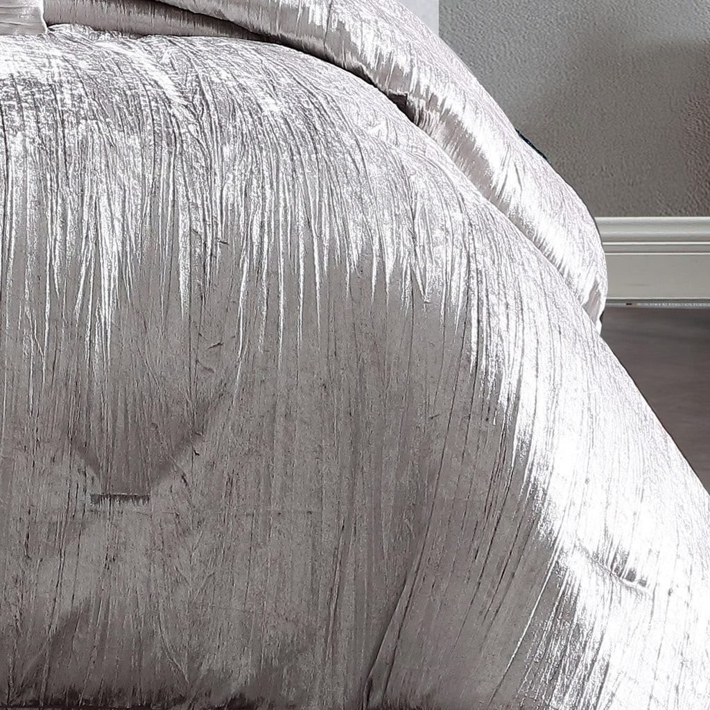 Riverbrook Home Turin Comforter Set, Twin, Silver, 6-Piece Set