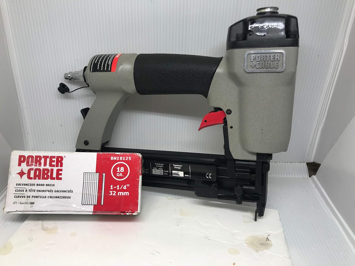Porter-Cable 18 GA., 1¼' BRAD NAILER KIT Part No. BN125A