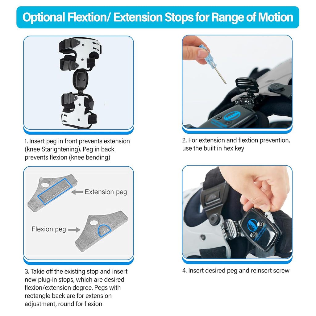 Comfyorthopedic Men & Women UPGRADED OA Unloader Knee Brace, Medial Arthritis Pain & Osteoarthritis Offloader, Best Bone on Bone Cartilage Joint Support L1851 L1843 Built-in Hex Key, Right