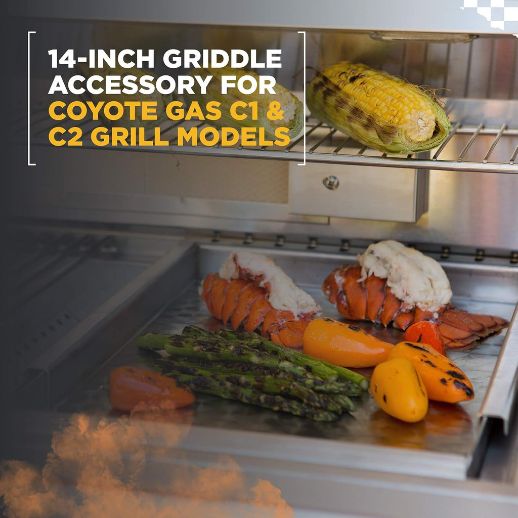 Coyote Stainless Steel Drop In Griddle, Coyote Grill Accessories - C1GRDL