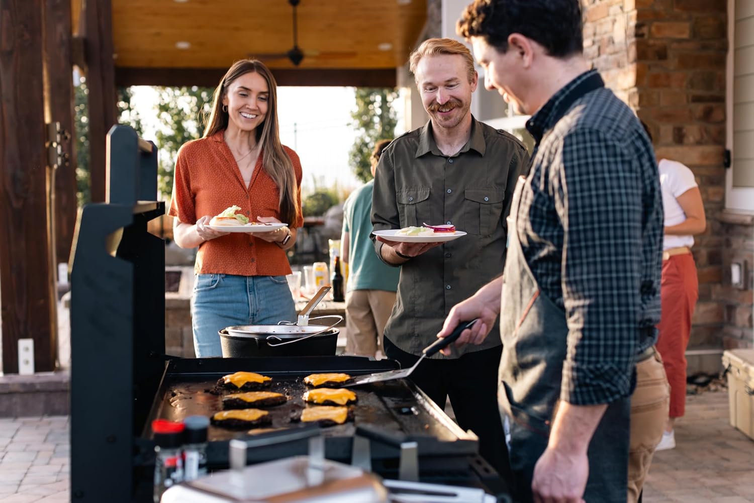 Camp Chef Gridiron Pro- 36' Outdoor Griddle Grill with Side Burner, Flamethrower Ignition & Hinged Lid - Premium 36' Flat Top Grill for Outdoor Cooking