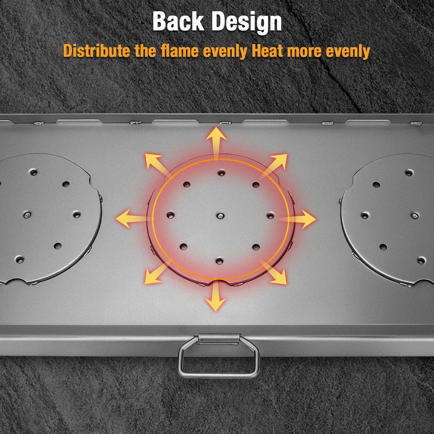 Hisencn Cast Iron Flat Top Fry Griddle for Camp Chef 3 Burner Stove, Griddle Top for Camp Chef Stove, GB90D, TB90LW, TB90, TB90LWG, TB90LWG15,SPG90B,CCH3,Portable Outdoor Stove Accessories,16 x 37 in