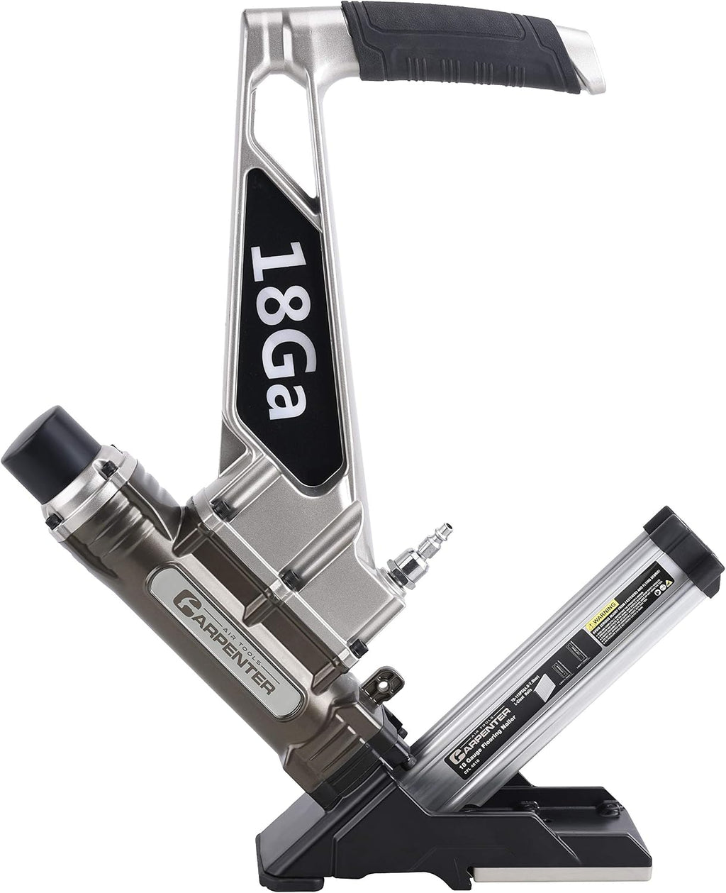Carpenter Tools CFL4518-18 Gauge L Cleat Flooring Nailer with Mallet and CF50 18 Gauge Brad Nailer