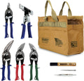 Midwest Building Premium Tool Kit - 8 Piece Set Includes Aviation Snips & More, Made in the USA - MWT-BULDKIT02