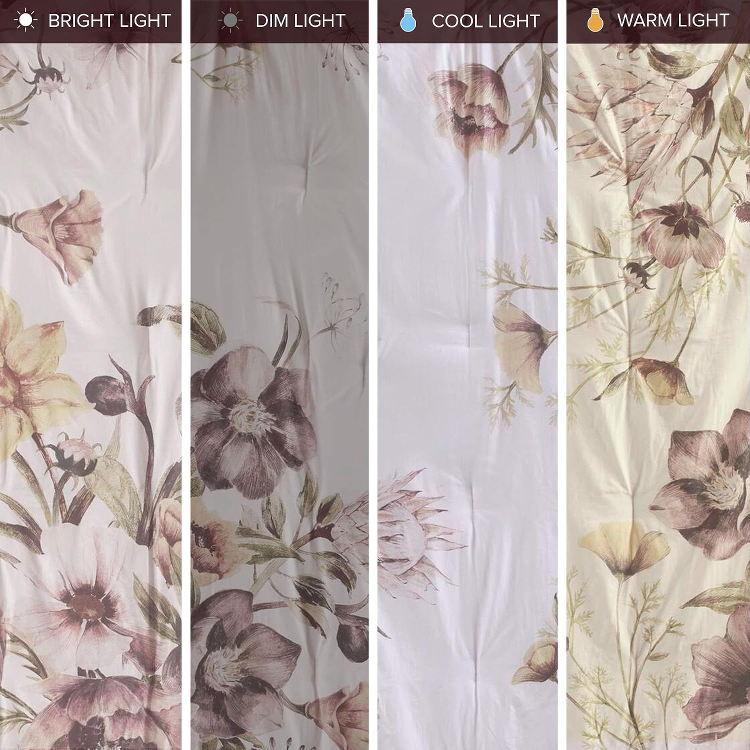 Madison Park Floral King Comforter Set, Cotton Rich Bedding Set Feminine Design Shabby Chic King Size Comforter Sets, All Season Bed Cover with Shams, Bed Skirt, Décor Pillow, Blush 8 Piece
