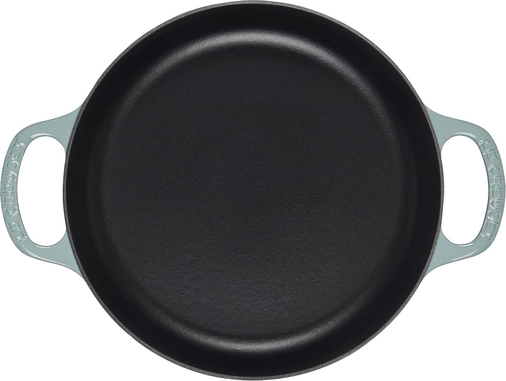 Le Creuset Signature Cast Iron Everyday Pan, 11', Sea Salt
