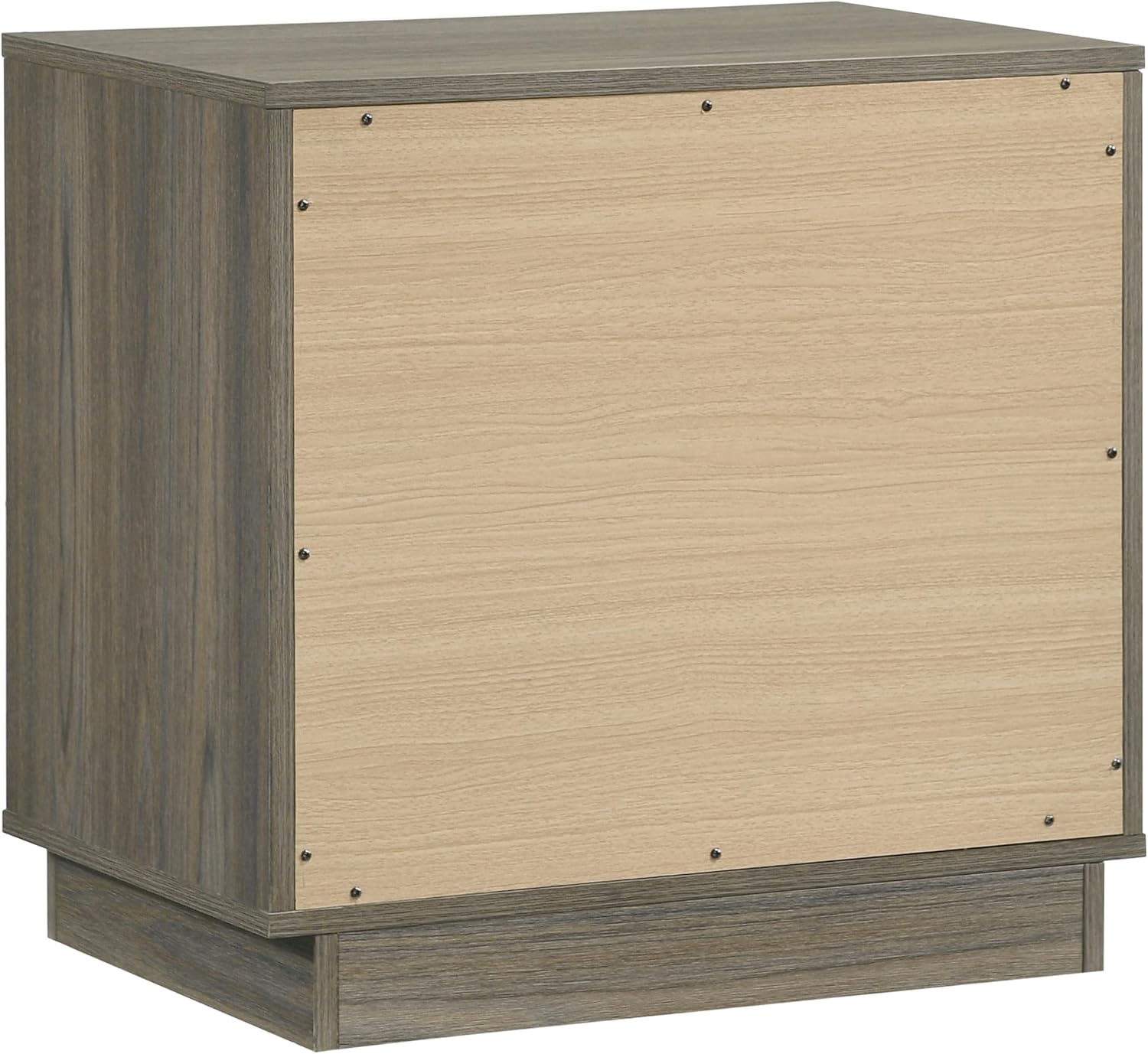 Coaster Home Furnishings Fenwick Contemporary 5-Piece Bedroom Set Eastern King Size Bookcase Bed Frame 48-inch Headboard Grey Oak/Almond 224981KE-S5