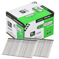 meite 16 Gauge Finish Nails 2-1/4 Inch Galvanized Straight Finishing Nails for Finish Nailer Gun Window Casing Baseboard Crown Molding, 1 Case/25,000PCS