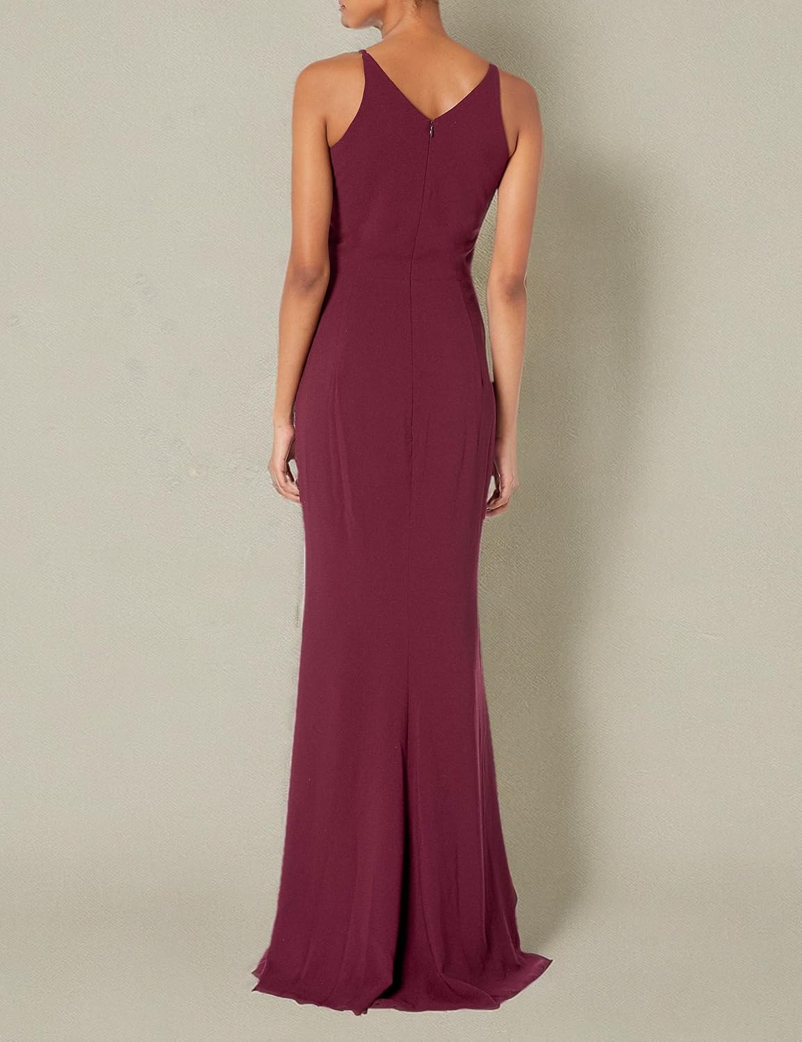 Iris Spaghetti Strap Plunging Long Dress