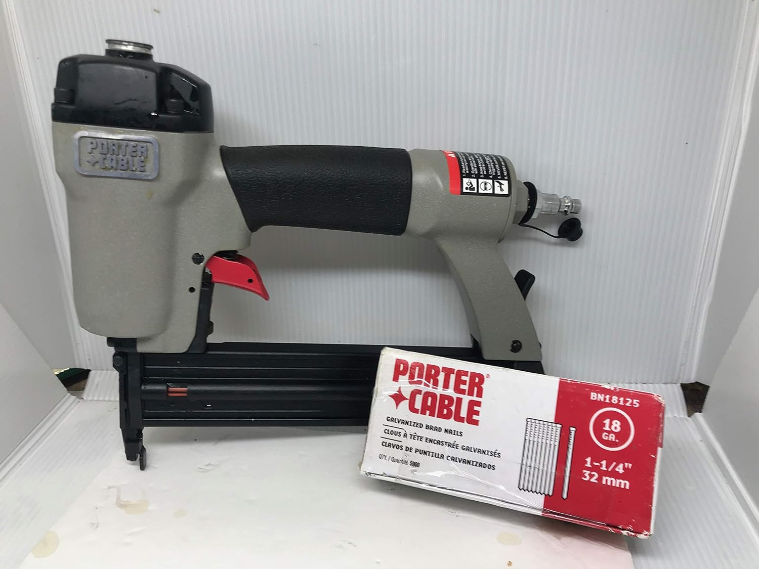 Porter-Cable 18 GA., 1¼' BRAD NAILER KIT Part No. BN125A