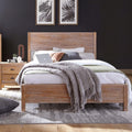 Grain Wood Furniture Montauk Solid Wood Bed, King Size, Driftwood
