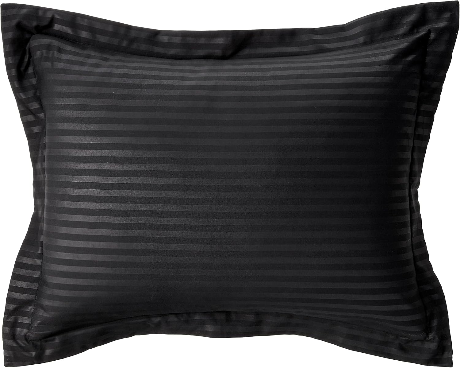 8 Piece Comforter Set Bag with Dobby Stripe Design, Case Pack (Pack of 3)