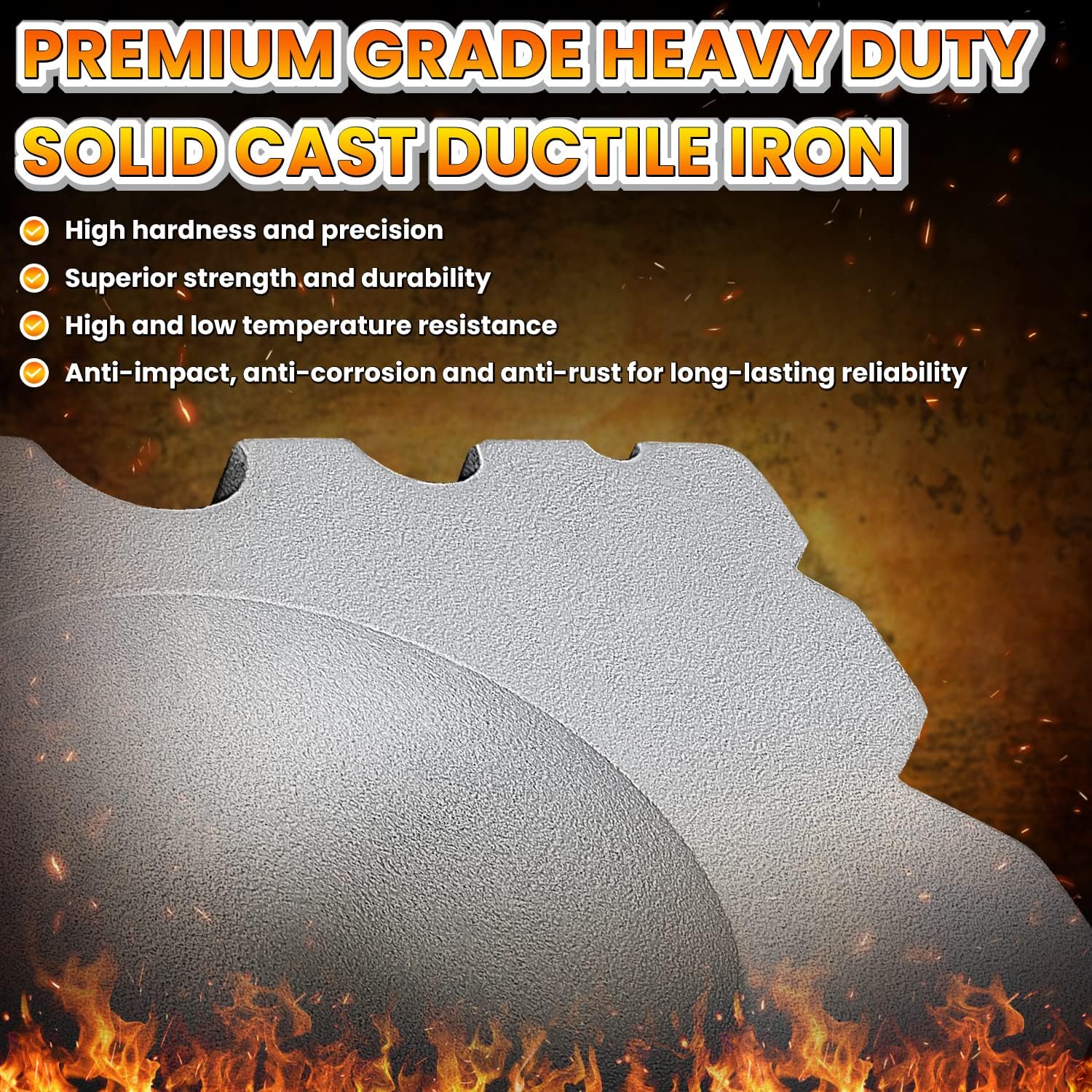 50lb Blacksmith Swage Block Anvil Forge Bowl Ladle Spoon Rivet Dimple Making Bending Punching Shaping Forming Metal Forging Tool Heavy Duty Solid Cast Ductile Iron Silver