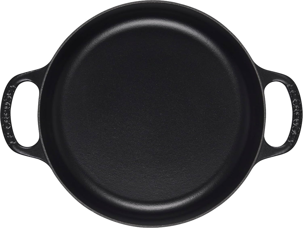 Le Creuset Signature Cast Iron Everyday Pan, 11', Licorice