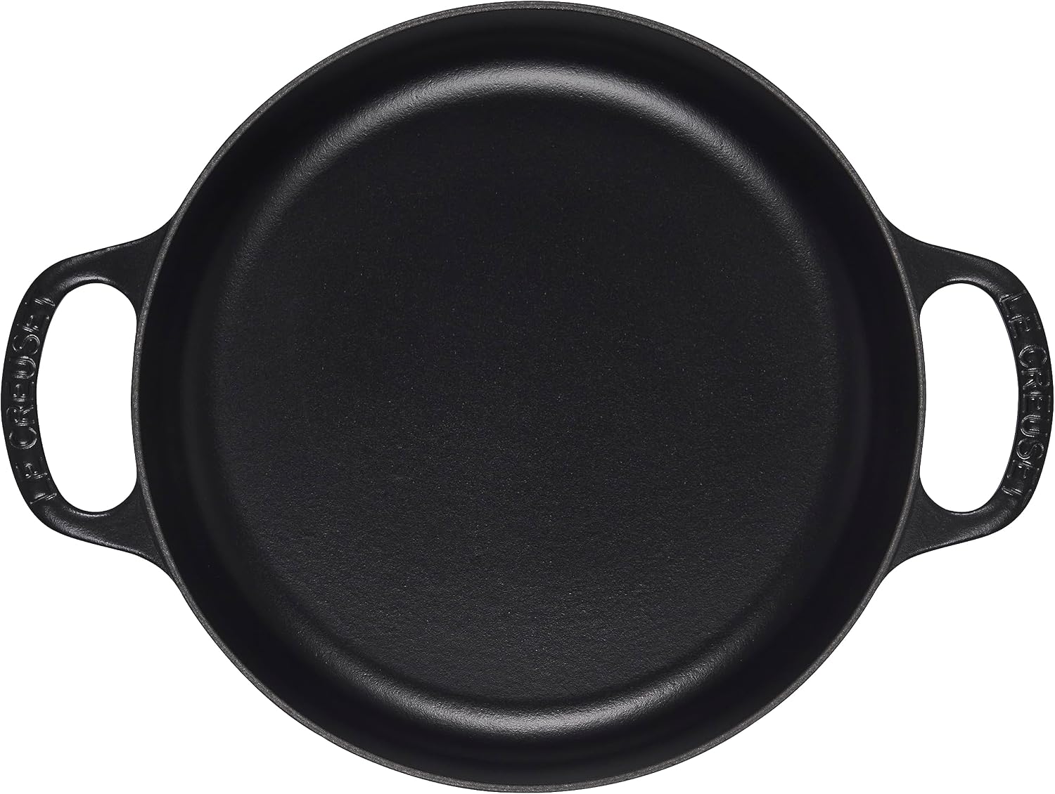 Le Creuset Signature Cast Iron Everyday Pan, 11', Licorice
