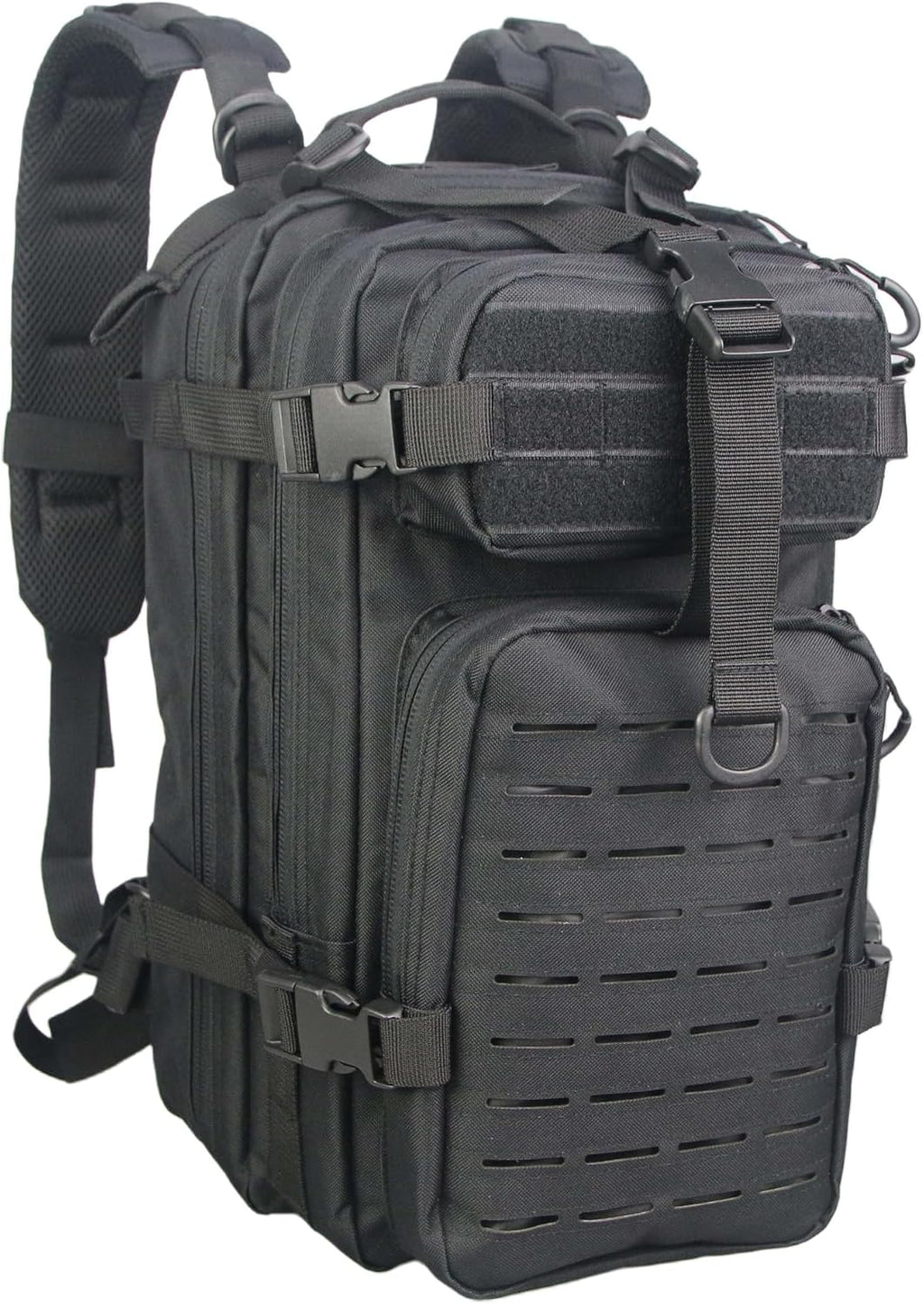 Lightning X Stocked EMS/EMT Trauma & Bleeding First Aid Responder Medical Backpack + Kit - Stealth Black