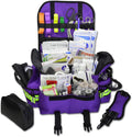 Lightning X Small First Responder EMT EMS Trauma Bag Stocked First Aid Fill Kit B (Purple)