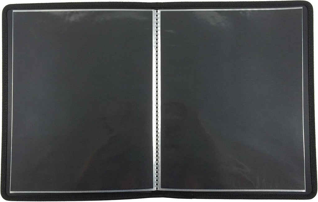 Filexec, 93630, Art Presentation Book, 24 Pocket, 11' x 14', 1 Each Black (Pack of 12)