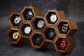 Extra Large Superior Rosewood Honeycomb Watch Box – A Vintage Display Case & Organizer for Men.Crafted from premium Rosewood, this luxurious watch storage box features a unique honeycomb design
