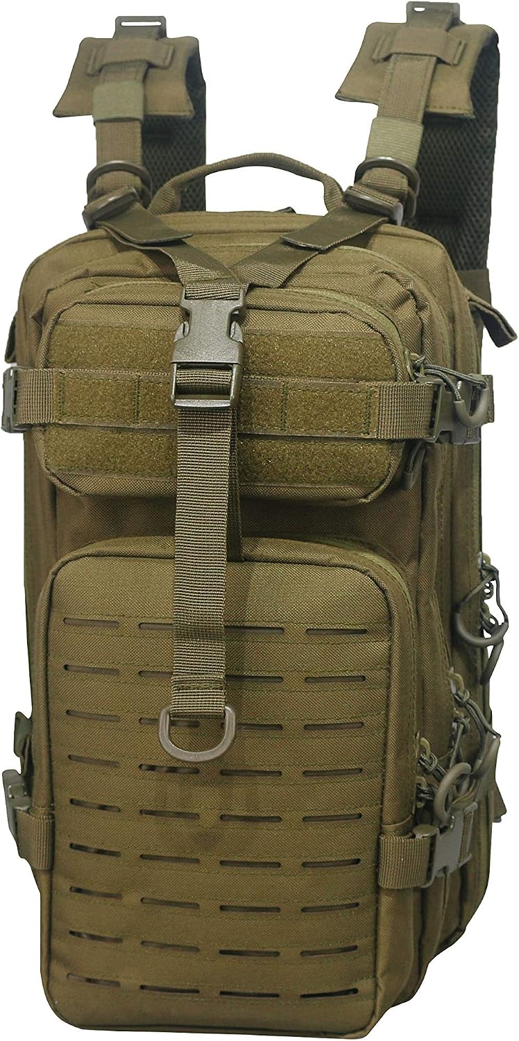Lightning X Stocked EMS/EMT Trauma & Bleeding First Aid Responder Medical Backpack + Kit - OD Green