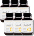 SMARTERNUTRITION Vegan Vitamin D3 5000 IU + Natural Vitamin K2 1100 mcg in Organic Coconut & Olive Oil - D3 K2 Supplement for Immune & Bone Support - 360 Softgels[180 Day Supply]