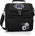 PICNIC TIME Disney Nightmare Before Christmas Jack Pranzo Lunch Bag, Insulated Lunch Box with Utensil Set, Lunch Cooler Bag, (Black)