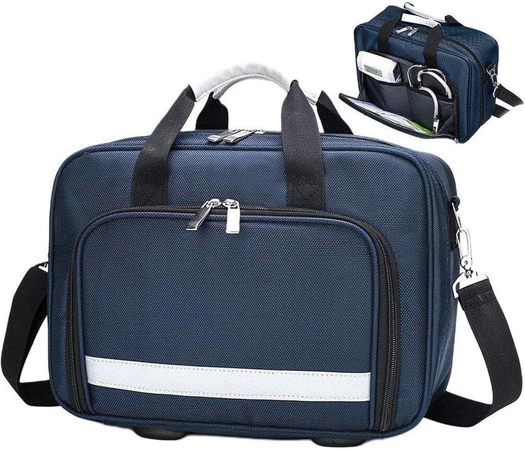 First Aid Bag Empty, Camping First Aid Kit Empty Bag Waterproof Medical Bag Medical Storage Bag with Shoulder Strap Multi-Function Travel Suit