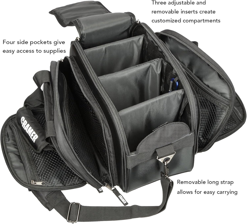 Cramer Tuf-Tek Kits for Athletic Trainers, Portable Athletic Training Kit for Team Travel, Bag Holds AT Supplies for Athlete Injuries, Storage for Tape, Scissors, and Ice Packs, Tuf-Tek Super