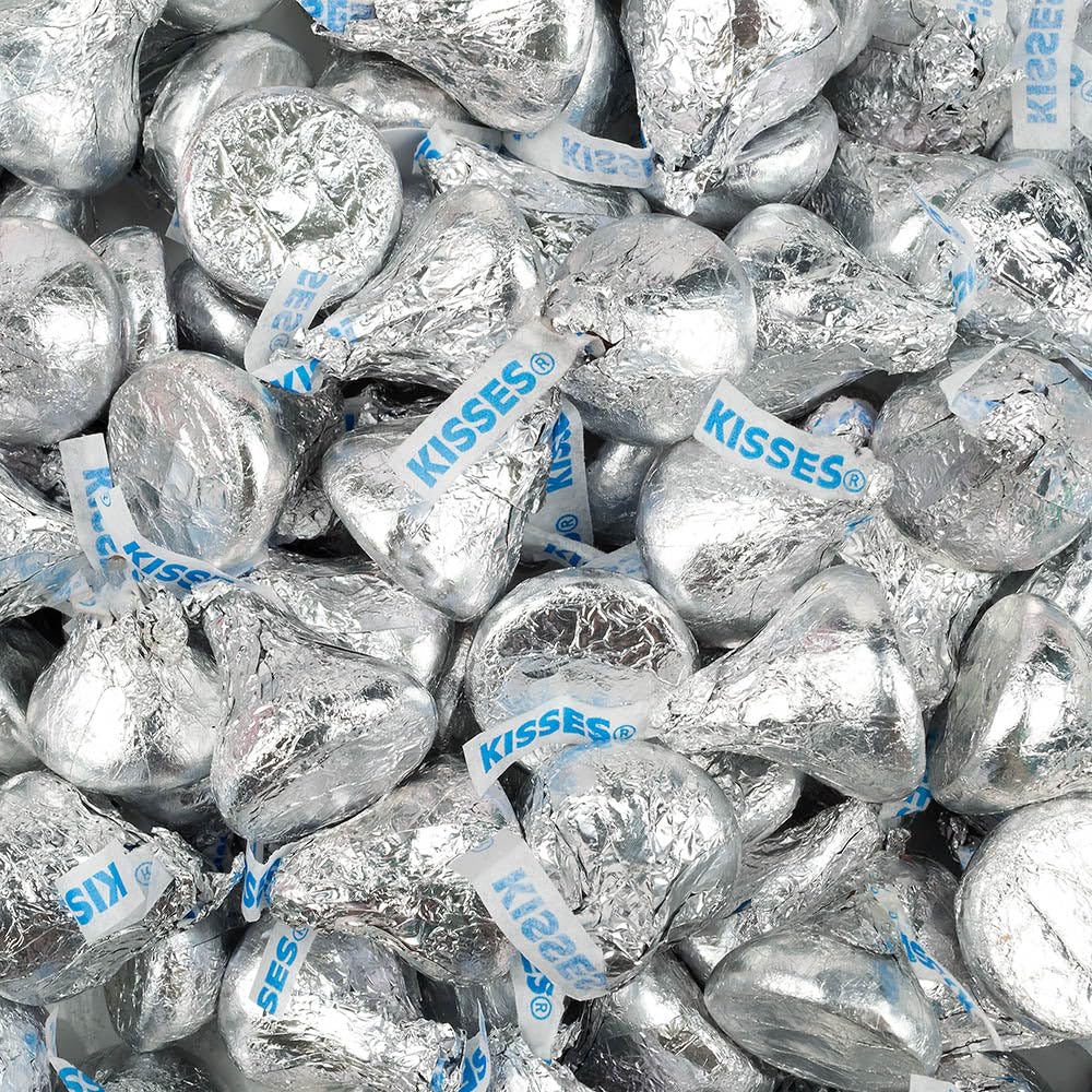Silver Deluxe Bulk Candy Buffet Mix Including Chocolates, Buttermints & More Wrapped Assorted Treats - Ideal For Dessert Tables And Party Displays (9.5lbs)